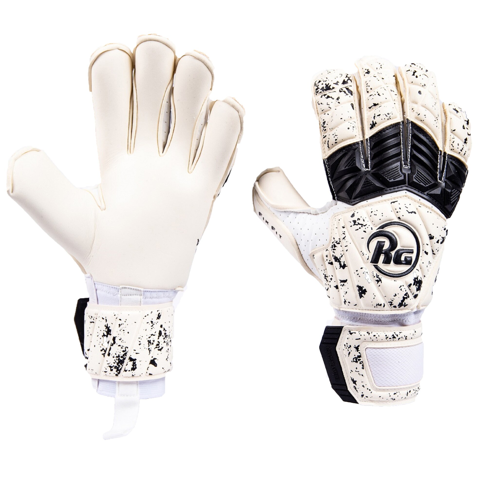 Manusi de portar RG Aspro, Alb/Negru, 11