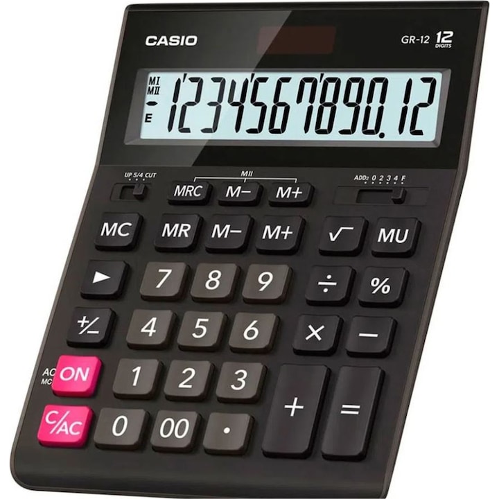 Calculator Casio 12 digitsits gr-12-w-ep