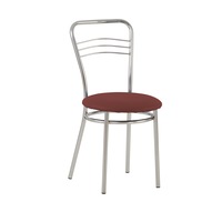 scaun dining argento cadru cromat piele ecologica carmin imagen 53_0_
0