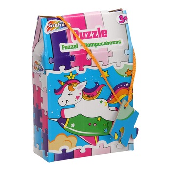 Puzzle Grafix, 30 piese, Inorogul zburator Puzzle Grafix, 30 piese, Inorogul zburator