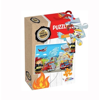 Puzzle Grafix, 45 piese, Pompieri Puzzle Grafix, 45 piese, Pompieri