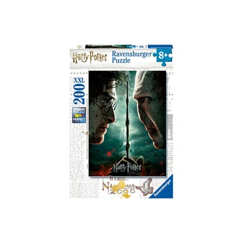 Puzzle Harry Potter , Harry Potter vs Lord Voldermort XXL , 200 piese , 49x36cm Puzzle Harry Potter , Harry Potter vs Lord Voldermort XXL , 200 piese , 49x36cm