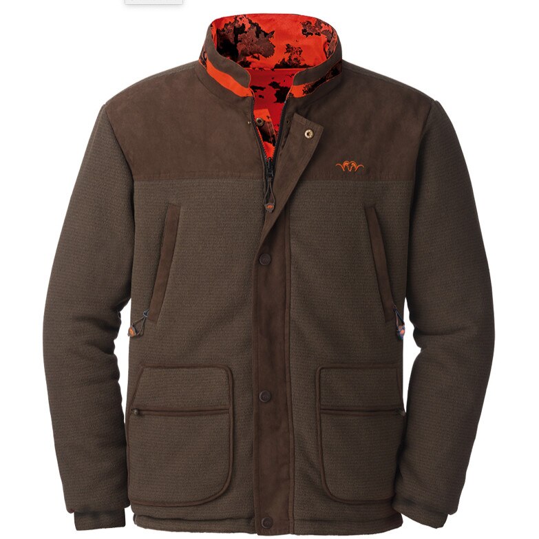 Jacheta Blaser Fleece Camo Reversibila Bastian Mud, Maro