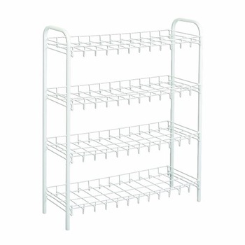Suport, raft pentru pantofi cu 4 etaje, alb, 64x23x80 cm Suport, raft pentru pantofi cu 4 etaje, alb, 64x23x80 cm