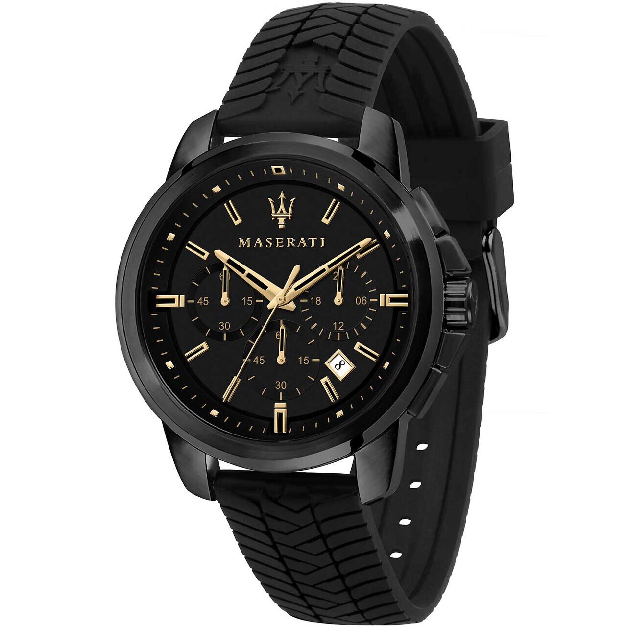 Ceas barbatesc Maserati R8871621011, Quartz, 44mm, 5ATM, Negru