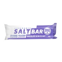 Baton energizant sarat, GoldNutrition, Endurance Salt Bar, Ciocolata si Alune de padure, 40 g