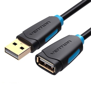 Cablu de extensie USB 2.0 , USB mama -USB tata , 3 metri , Vention Cablu de extensie USB 2.0 , USB mama -USB tata , 3 metri , Vention