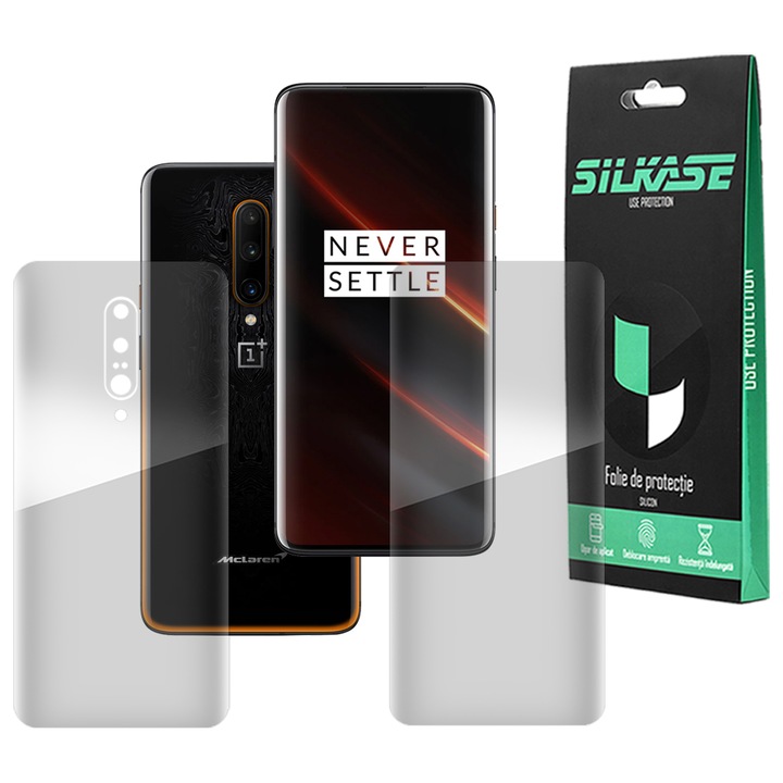 2 db SILKASE fólia készlet OnePlus 7T Pro-hoz, telefonvédelem, megújuló szilikon