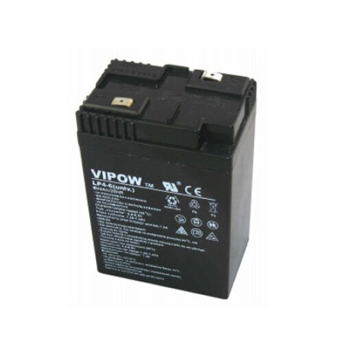Acumlator gel plumb, Vipow, tensiune 6V, capacitate 4AH