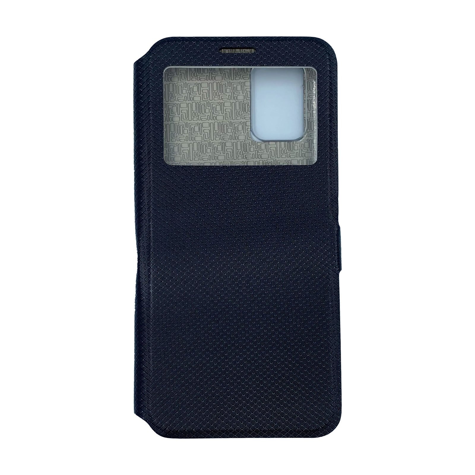 Husa Flip Carte Samsung Galaxy A71 model S-View cu Stand Telefon, Antisoc, Viceversa Negru