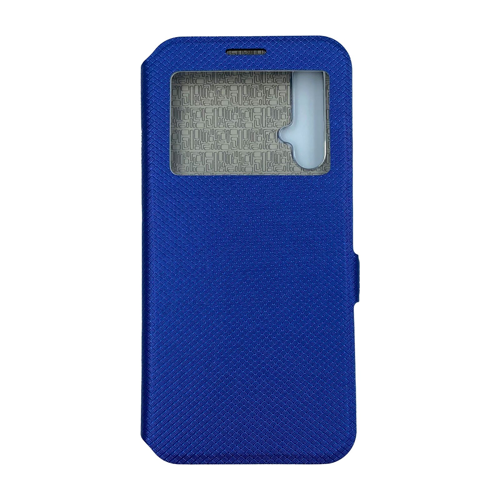 Husa Flip Carte Huawei Nova 5T model S-View cu Stand Telefon, Antisoc, Viceversa Albastru