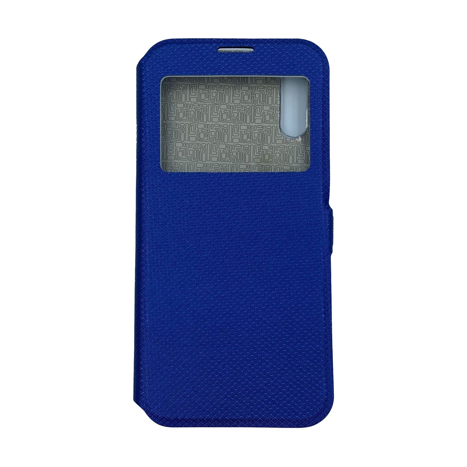 Husa Flip Carte Samsung Galaxy A10 model S-View cu Stand Telefon, Antisoc, Viceversa Albastru