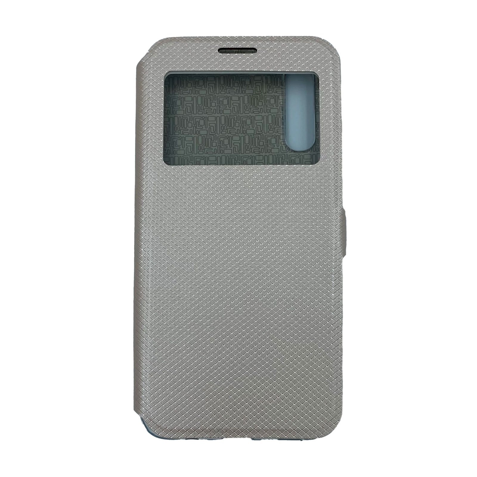 Husa Flip Carte Samsung Galaxy A50 model S-View cu Stand Telefon, Antisoc, Viceversa Auriu