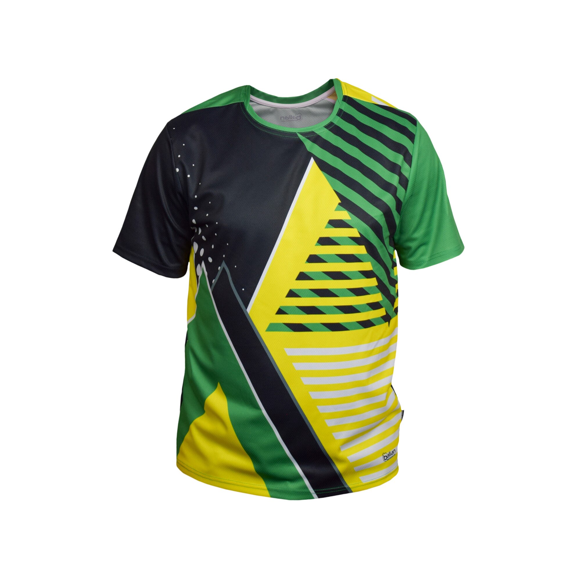 Tricou pentru sport, Metropolis, Verde Galben