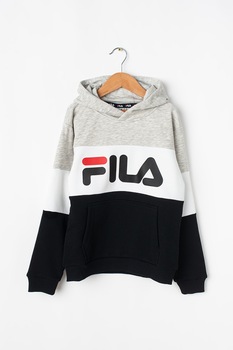 Fila, Hanorac cu imprimeu logo Olena, 134-140 CM, Gri deschis melange/Bleumarin Fila, Hanorac cu imprimeu logo Olena, 134-140 CM, Gri deschis melange/Bleumarin