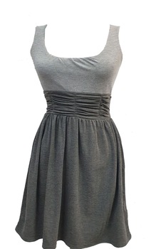 Rochie de zi gri inchis/deschis, Tally Weijl,marime XS,material polyester,viscosa Rochie de zi gri inchis/deschis, Tally Weijl,marime XS,material polyester,viscosa