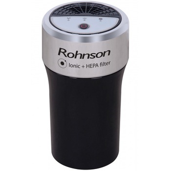 Purificator pentru masina Rohnson R9100, CADR 40 m3/h, Functie ionizare, Filtru HEPA, Negru Purificator pentru masina Rohnson R9100, CADR 40 m3/h, Functie ionizare, Filtru HEPA, Negru