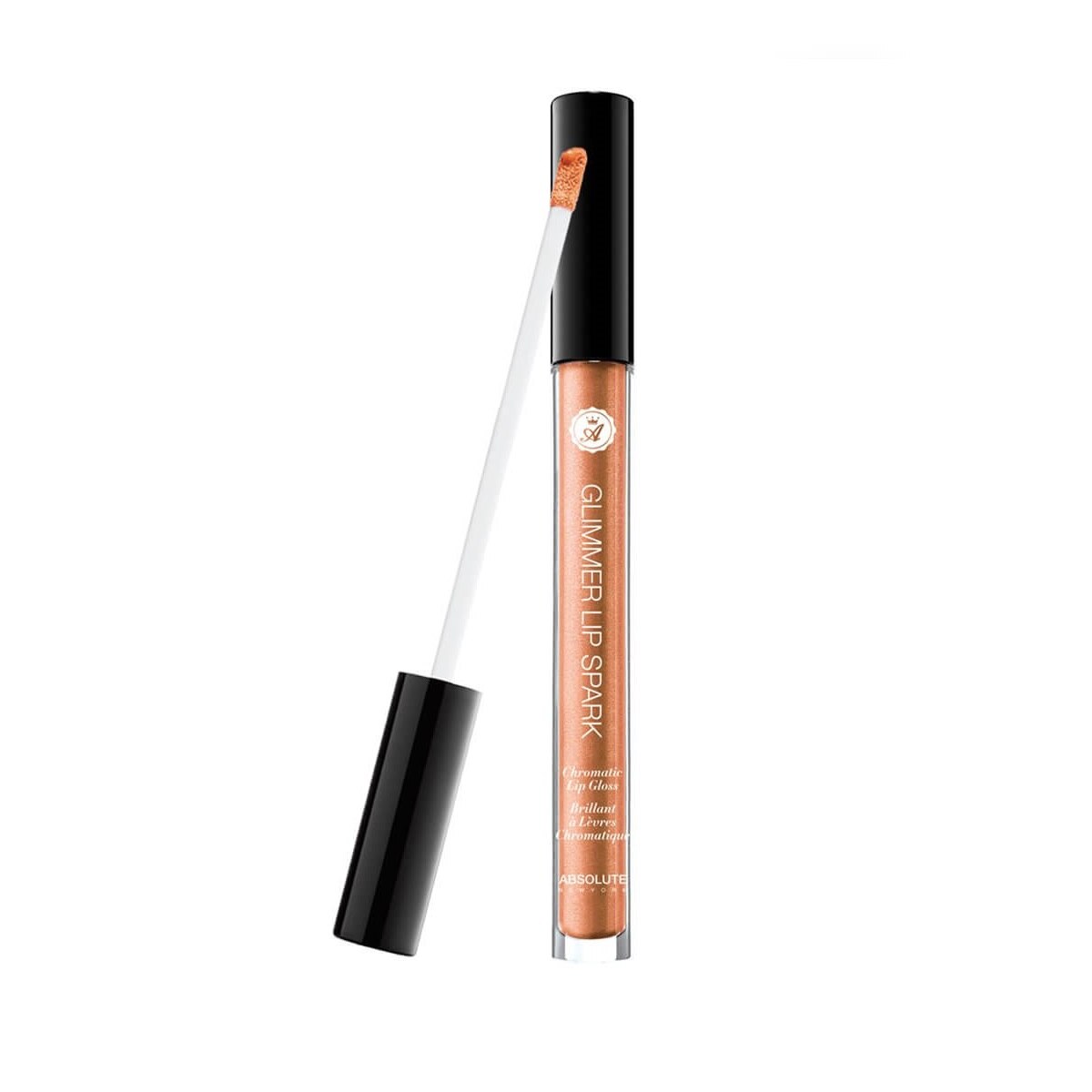 Luciu de buze cu microparticule Absolute Glimmer Lip Spark 05 Amber , 1.7g