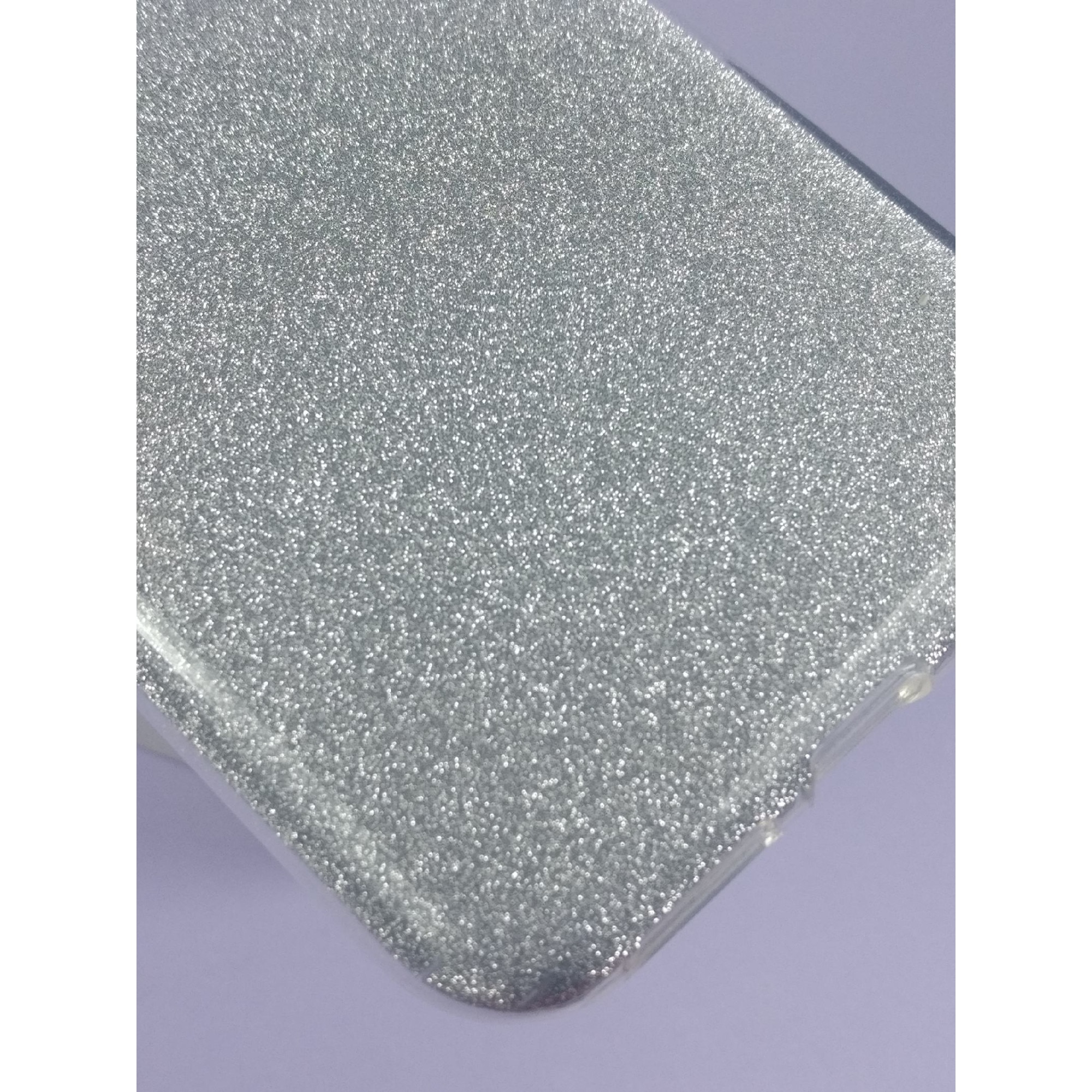 Husa compatibila cu Huawei Mate 20 Lite, Silicon cu sclipici Glitter, Argintiu