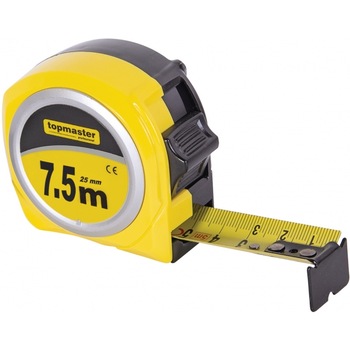 Ruleta compacta Top Master 7.5 m x 25 mm Ruleta compacta Top Master 7.5 m x 25 mm