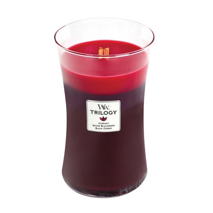 Woodwick Sun Ripened Berries lumanare parfumata 610 g