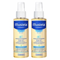 Pachet 2 x Ulei de masaj Mustela, 100ml