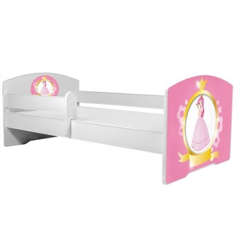 Pat pentru copii, balustrada de siguranta, LUK  Pat pentru copii, balustrada de siguranta, LUK