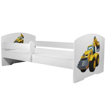 Pat pentru copii, balustrada de siguranta, LUK  Pat pentru copii, balustrada de siguranta, LUK