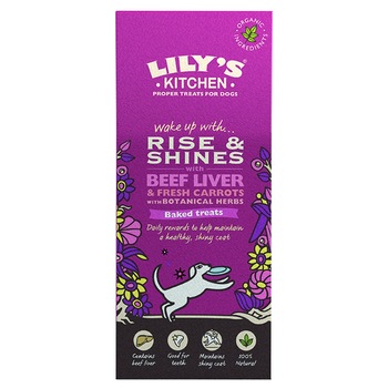 Recompense pentru caini Lily's Kitchen Proper Treats Rise & Shines, 100g Recompense pentru caini Lily's Kitchen Proper Treats Rise & Shines, 100g
