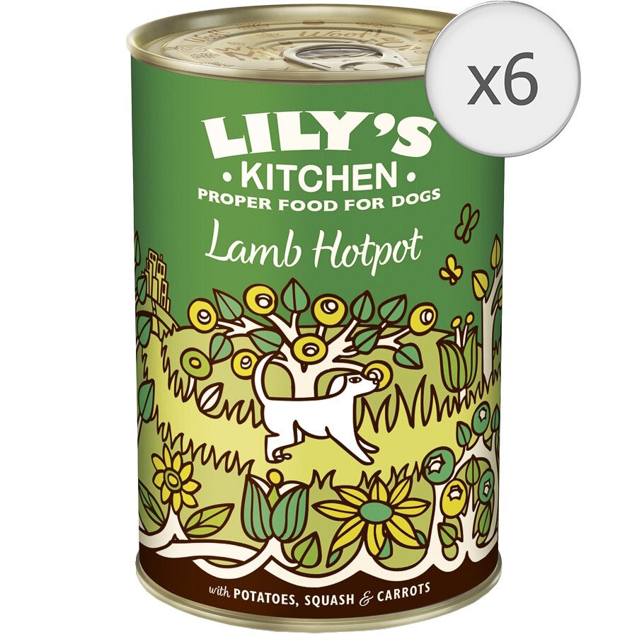 Hrana umeda pentru caini Lily's Kitchen Lamb Hotpot, 6 x 400g