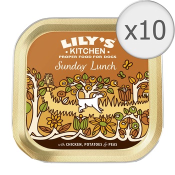Hrana umeda pentru caini Lily's Kitchen Sunday Lunch, 10 x 150g Hrana umeda pentru caini Lily's Kitchen Sunday Lunch, 10 x 150g