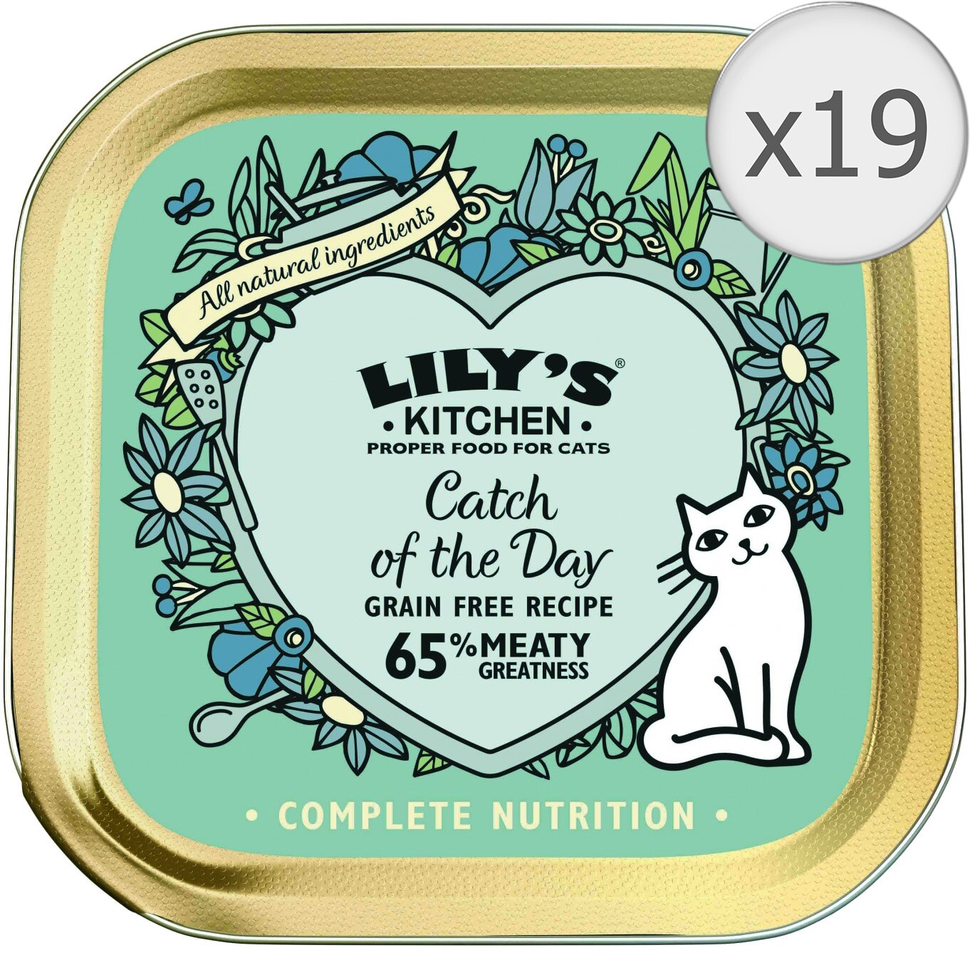 Hrana umeda pentru pisici Lily's Kitchen Catch Of The Day, 19 x 85g