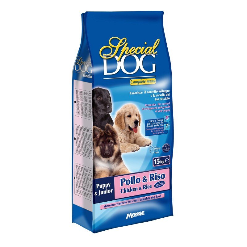 Hrana uscata pentru caini Special Dog Junior pui/orez 15 kg