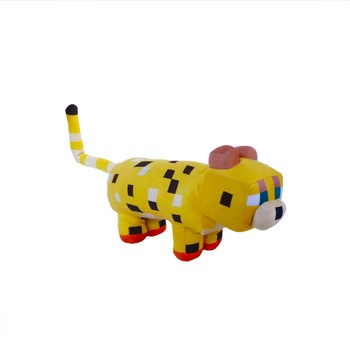 Jucarie plus, Minecraft Mojang, Ocelot, 30 cm, Multicolor Jucarie plus, Minecraft Mojang, Ocelot, 30 cm, Multicolor