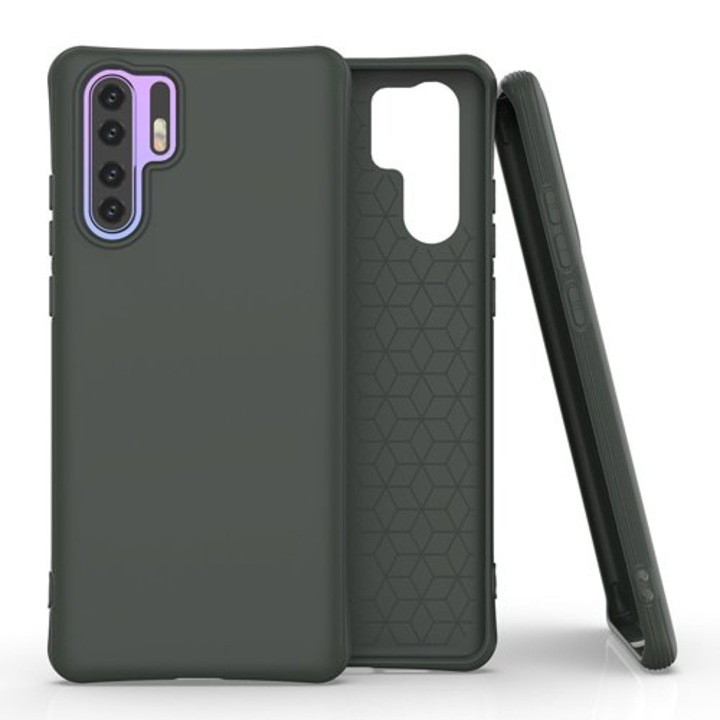 Калъф Wozinsky Soft Color flexible за Huawei P30 Pro, Тъмно зелен