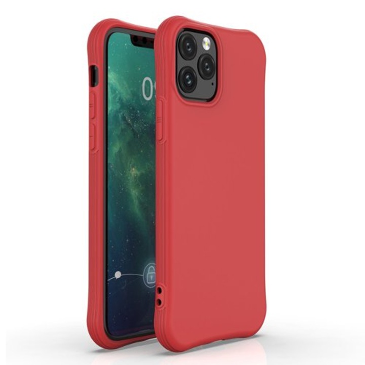 Калъф Wozinsky Soft Color flexible за iPhone 11 Pro Max, Червен