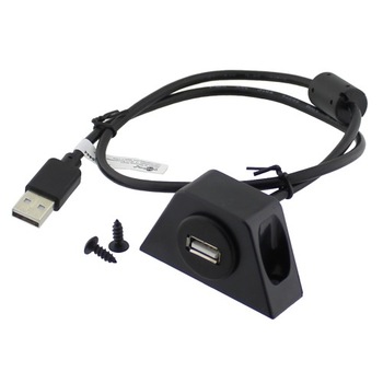 Cablu prelungitor USB A, cu sistem de prindere, Goobay, 95444, T100130 Cablu prelungitor USB A, cu sistem de prindere, Goobay, 95444, T100130
