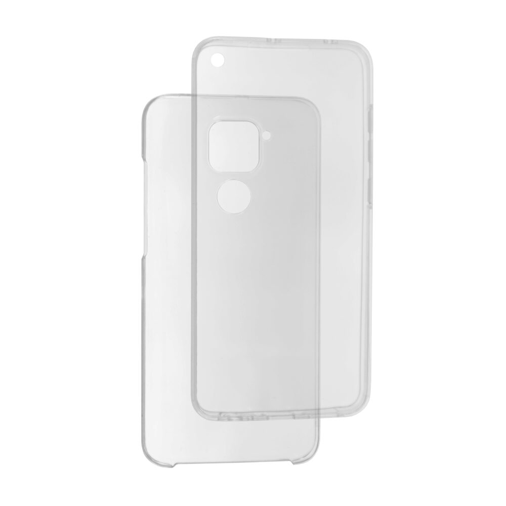 Husa 360° Premium (Policarbonat&TPU) pentru Xiaomi Redmi Note 9, Transparent