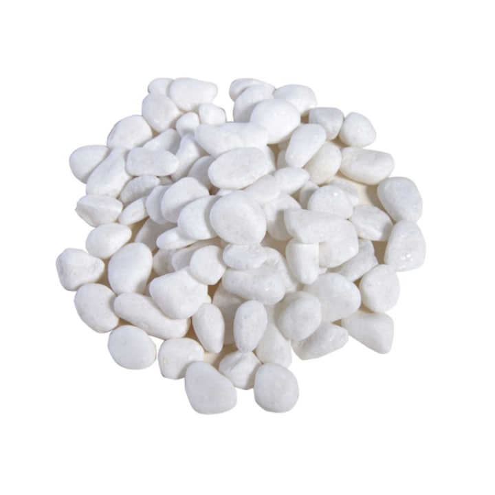 Pietre decorative albe, 1 kg