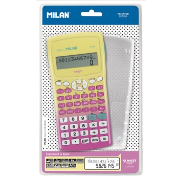 Calculator stiintific, Milan,10 DG, Sunset pink, 159110SNPBL Calculator stiintific, Milan,10 DG, Sunset pink, 159110SNPBL