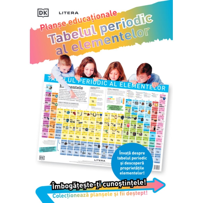 TABELUL PERIODIC AL ELEMENELOR (planse educationale infoliate)