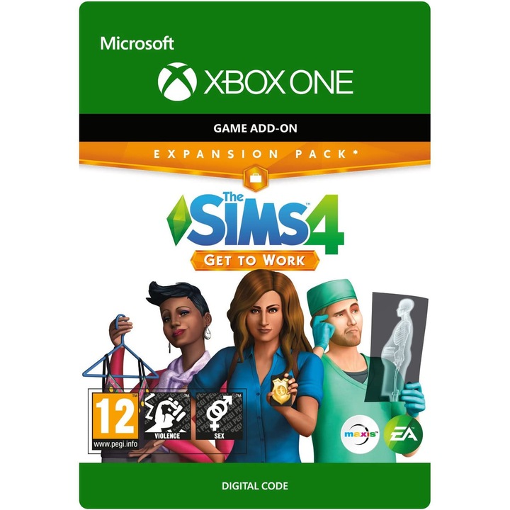 Joc The Sims 4 Get To Work XBOX One Xbox Live Key Global (Cod Activare Instant)