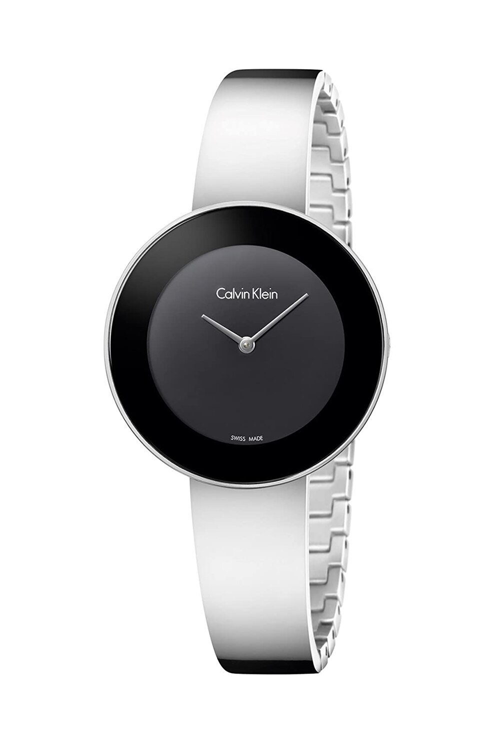 CALVIN KLEIN, Ceas cu bratara din otel inoxidabil, Argintiu