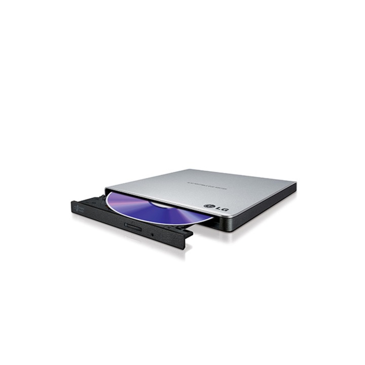 DVD записващо устройство LG GP57EB40, USB 2.0, Сребрист
