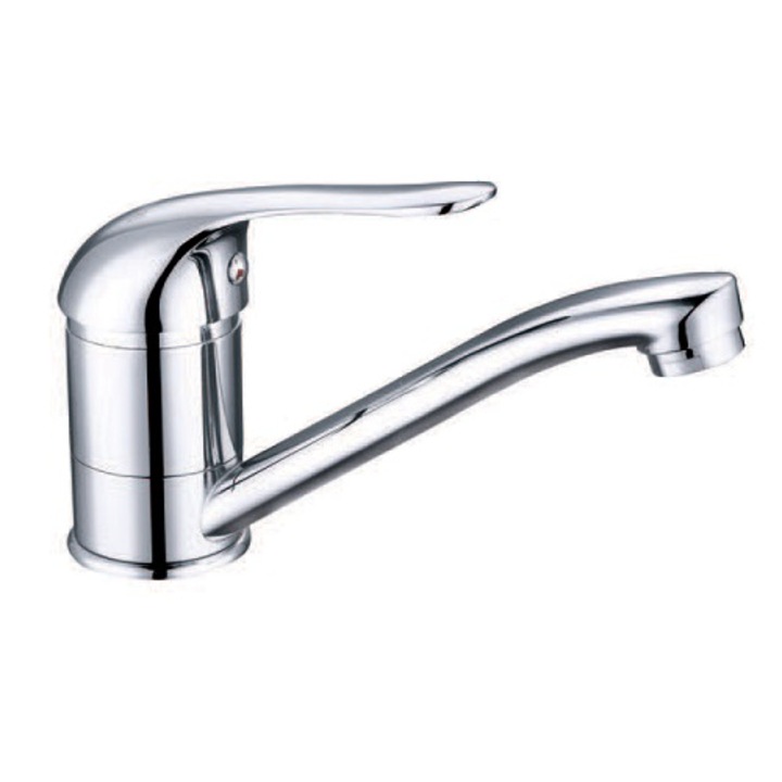 Baterie chiuveta bucatarie pipa medie cartus ceramic 40 mm Everline