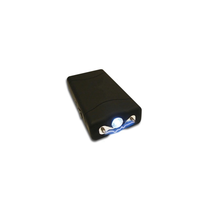 Mini electrosoc cu lanterna AXC-800, negru