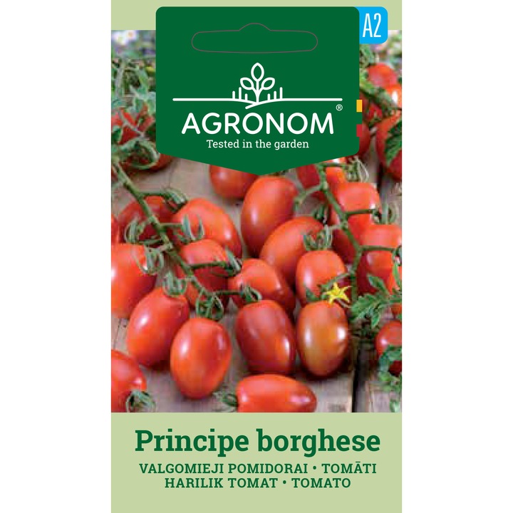 Tomate cherry Principe Borghese, Agronom, Soi Semi Timpuriu, Seminte, plic, 0.1 grame