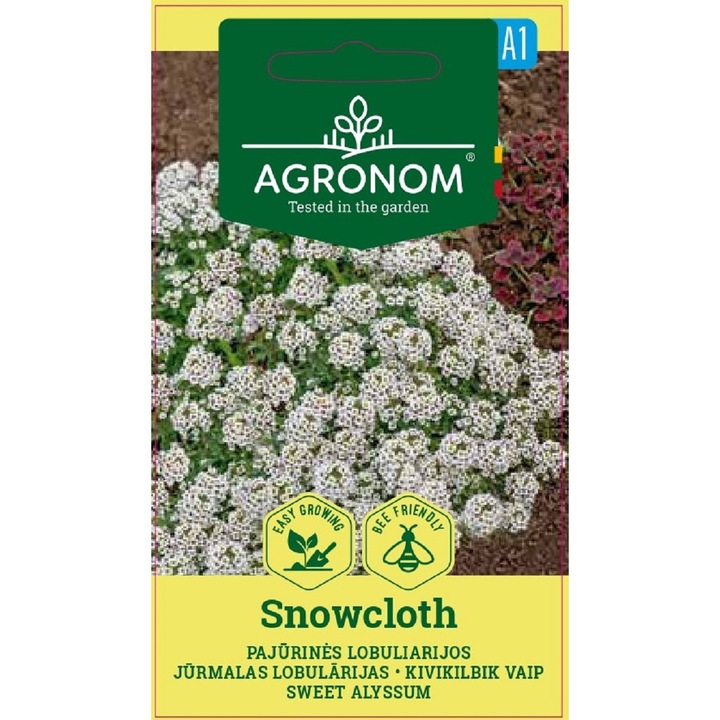 Alyssum Sweet Snowcloth, Agronom, Seminte, plic, 0.5 grame