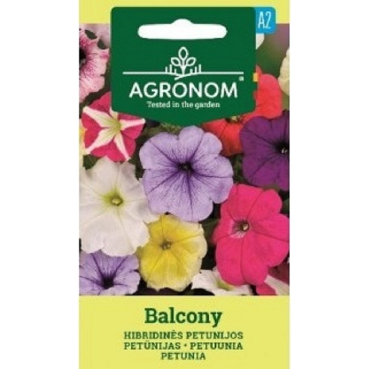 Petunii Balcony, Agronom, Seminte, plic, 0.1 grame
