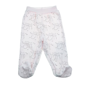 Pantaloni cu botosei pentru fete Koala 05-443, Roz, 74 cm Pantaloni cu botosei pentru fete Koala 05-443, Roz, 74 cm